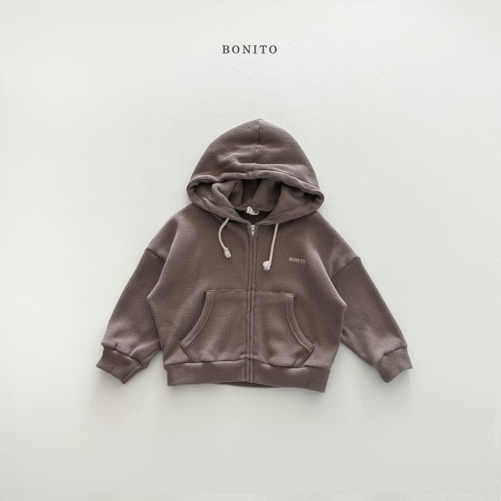 [PRE-ORDER] Waffle Hoodie Zip-Up Jacket