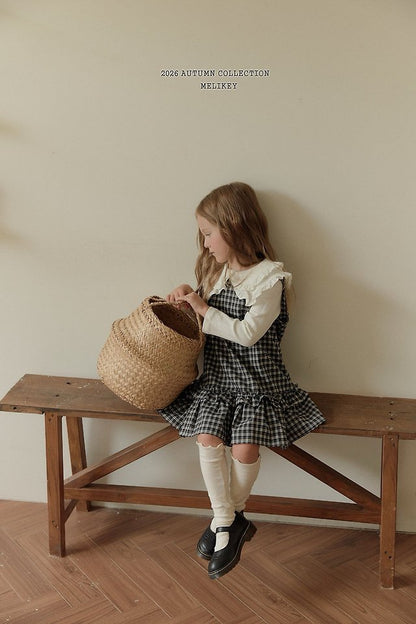 [PRE-ORDER] Check Frill Dress
