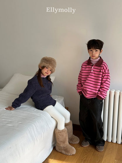 [PRE-ORDER] Pom Pom Snow Collar T-Shirts