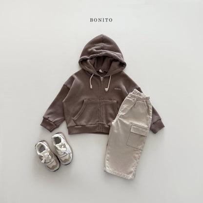 [PRE-ORDER] Waffle Hoodie Zip-Up Jacket