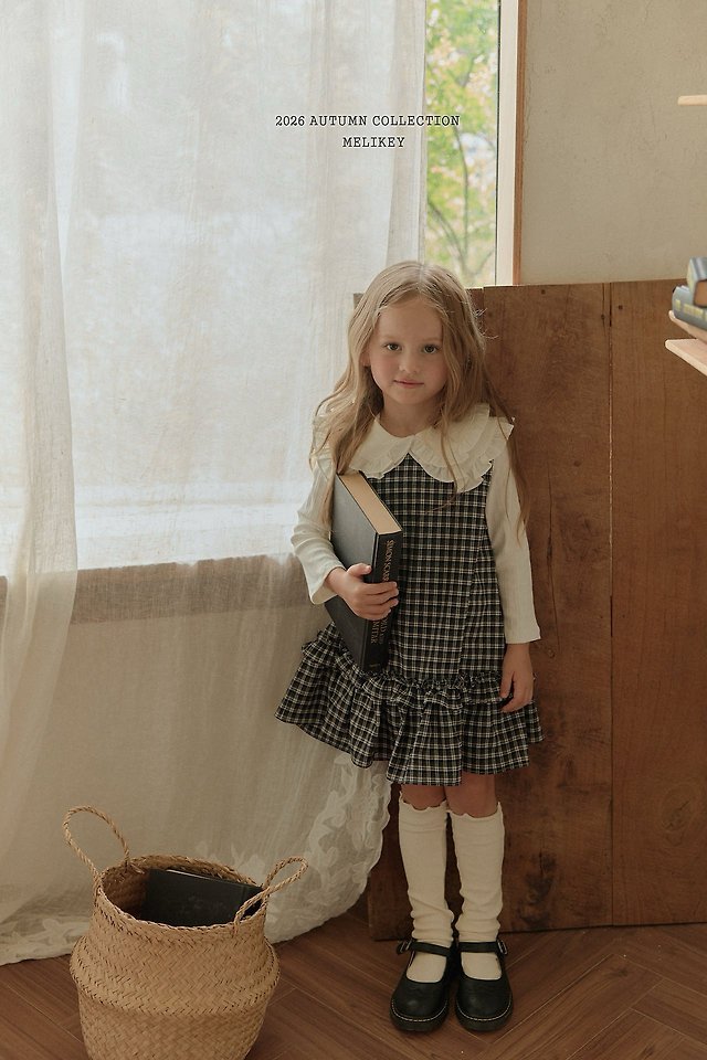 [PRE-ORDER] Check Frill Dress