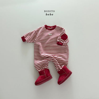 [PRE-ORDER] Stripe Round Point Body Suit