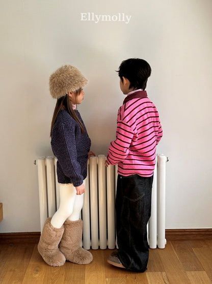 [PRE-ORDER] Pom Pom Snow Collar T-Shirts