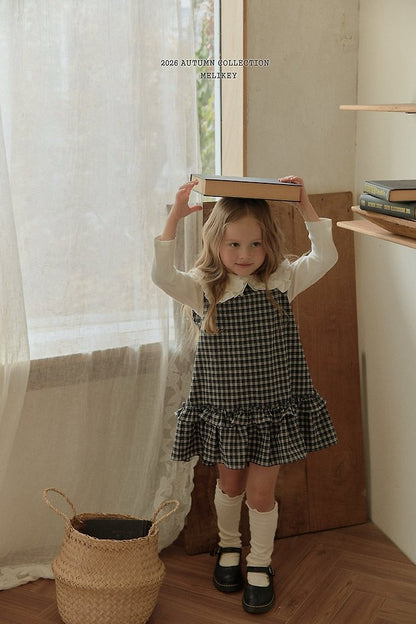 [PRE-ORDER] Check Frill Dress