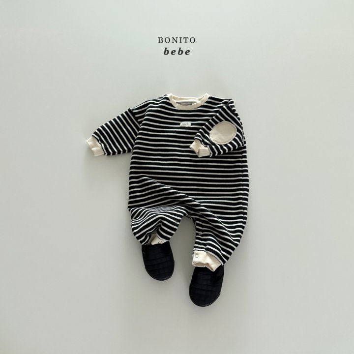 [PRE-ORDER] Stripe Round Point Body Suit