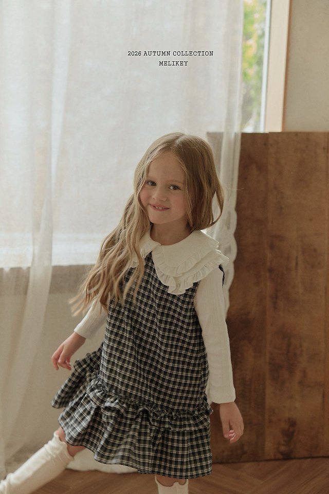 [PRE-ORDER] Check Frill Dress