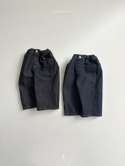 [PRE-ORDER] None Fade Curved Denim Pants