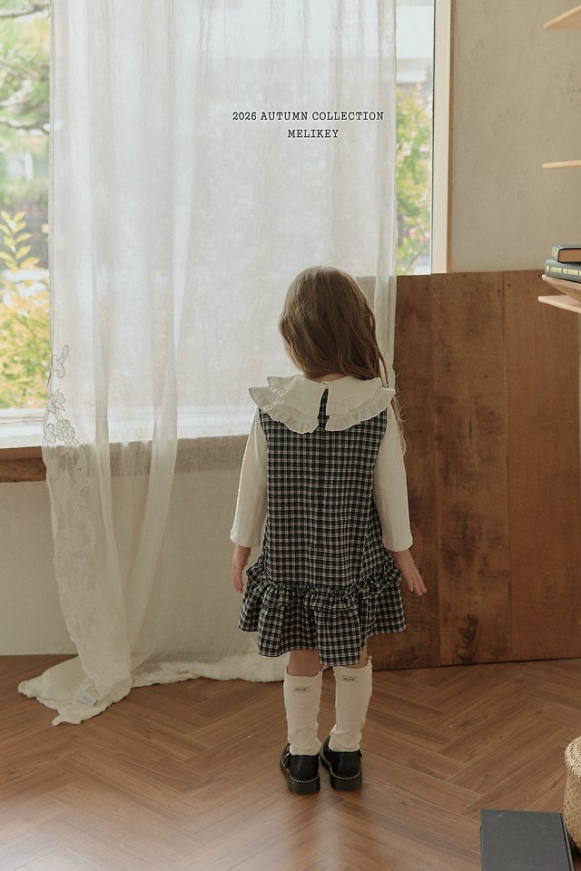 [PRE-ORDER] Check Frill Dress