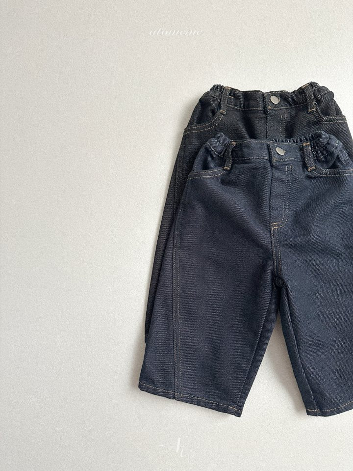 [PRE-ORDER] None Fade Curved Denim Pants