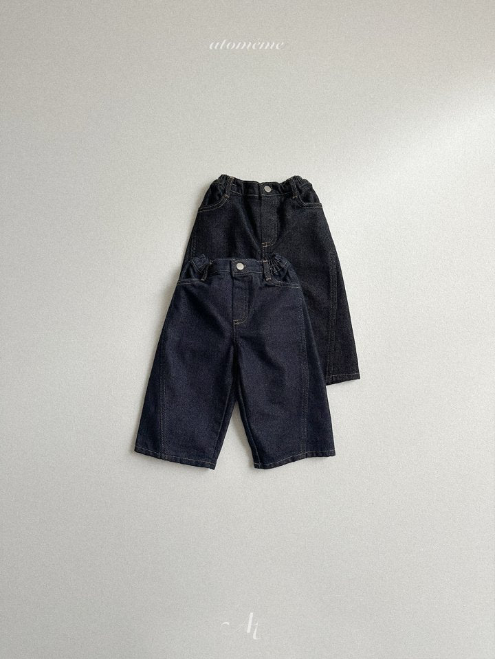 [PRE-ORDER] None Fade Curved Denim Pants