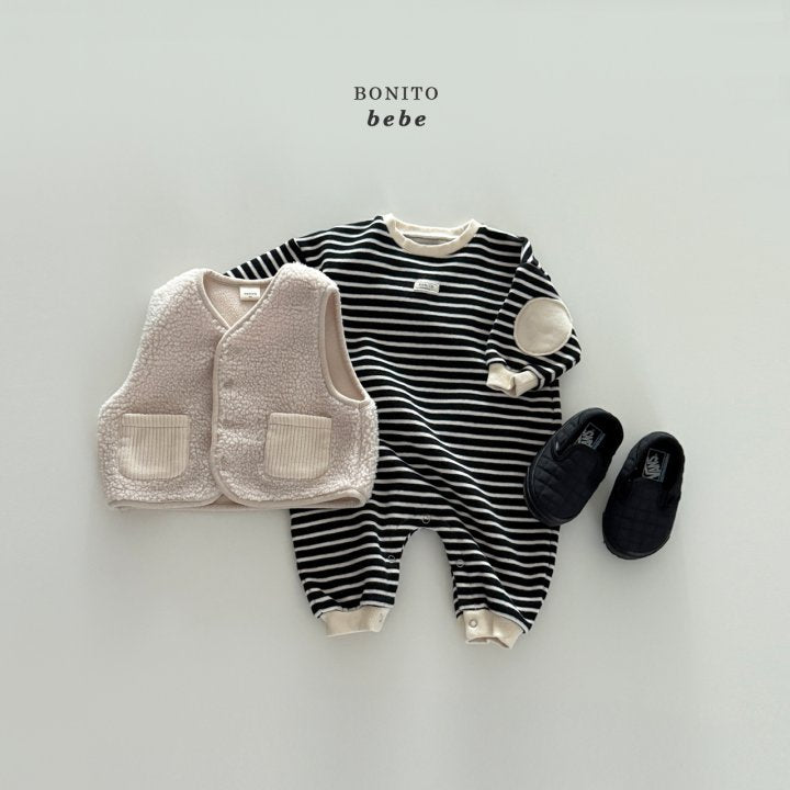 [PRE-ORDER] Stripe Round Point Body Suit