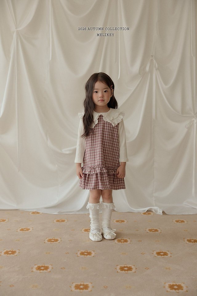 [PRE-ORDER] Check Frill Dress