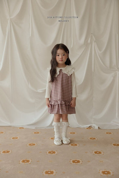[PRE-ORDER] Check Frill Dress
