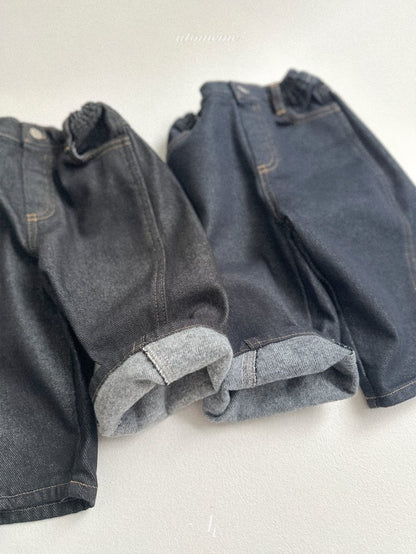 [PRE-ORDER] None Fade Curved Denim Pants