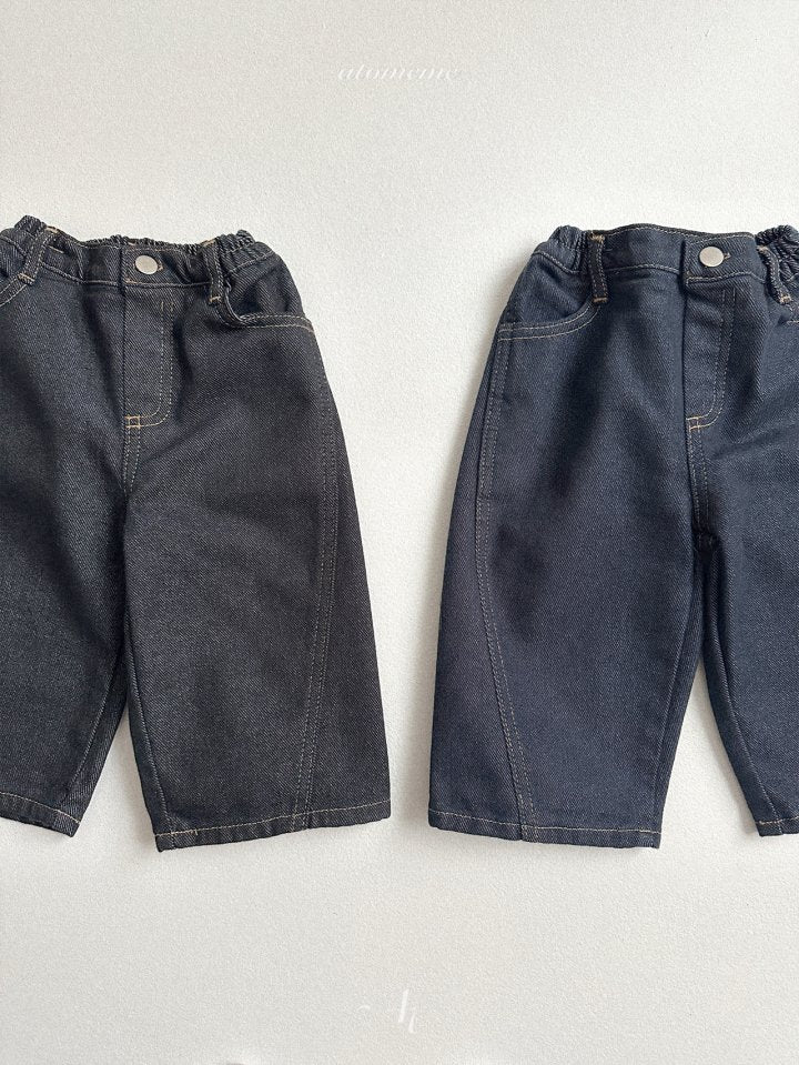 [PRE-ORDER] None Fade Curved Denim Pants