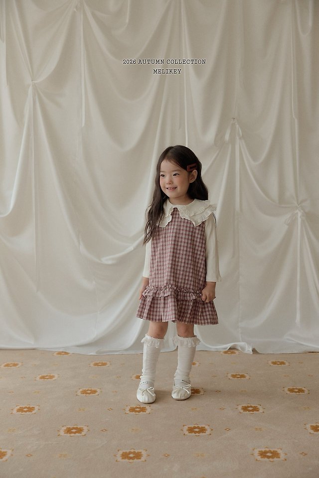 [PRE-ORDER] Check Frill Dress