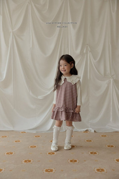 [PRE-ORDER] Check Frill Dress