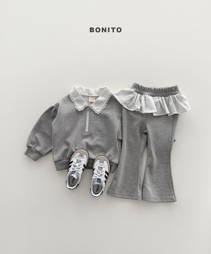 [PRE-ORDER] Shirring Collar Top Bottom Set