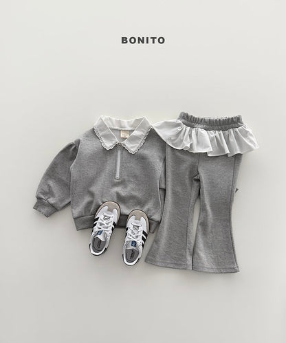 [PRE-ORDER] Shirring Collar Top Bottom Set