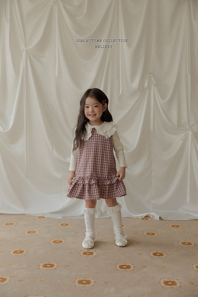 [PRE-ORDER] Check Frill Dress