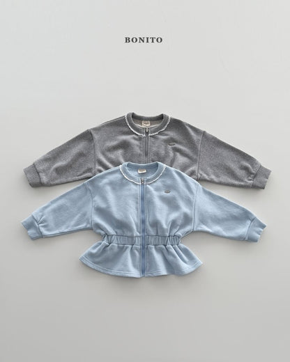 [PRE-ORDER] Shirring Zip-Up Jacket