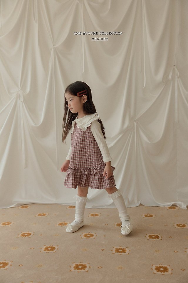 [PRE-ORDER] Check Frill Dress