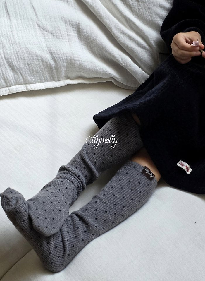 [PRE-ORDER] Dot Ribbed Socks