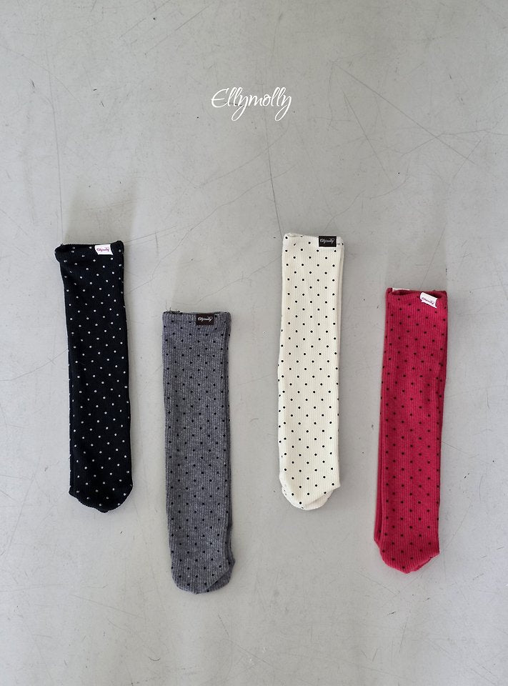 [PRE-ORDER] Dot Ribbed Socks