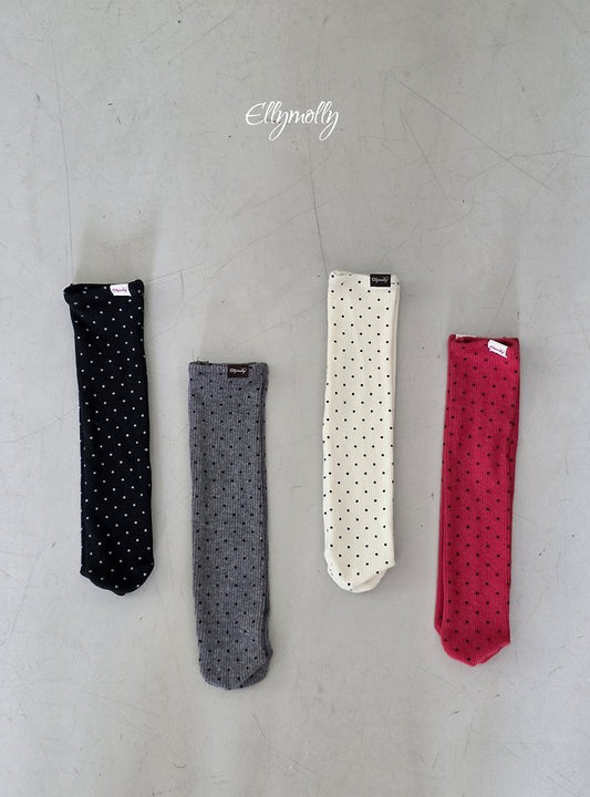 [PRE-ORDER] Dot Ribbed Socks