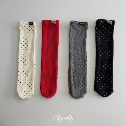 [PRE-ORDER] Dot Ribbed Socks