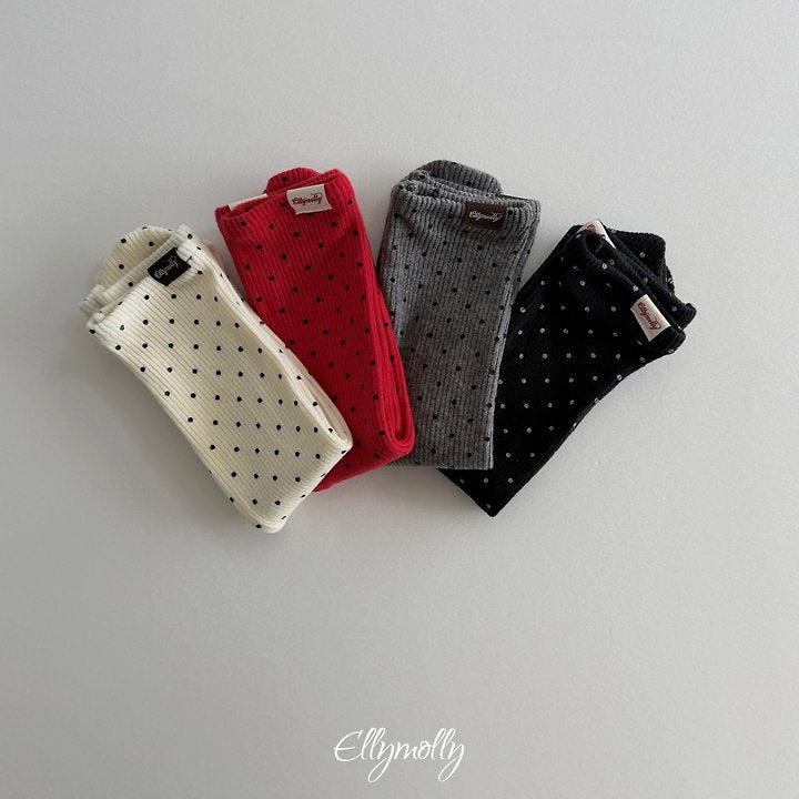 [PRE-ORDER] Dot Ribbed Socks