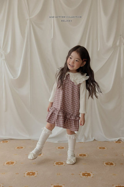 [PRE-ORDER] Check Frill Dress