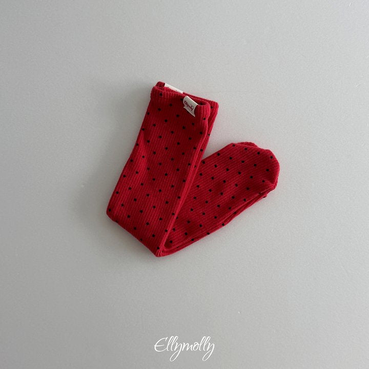 [PRE-ORDER] Dot Ribbed Socks