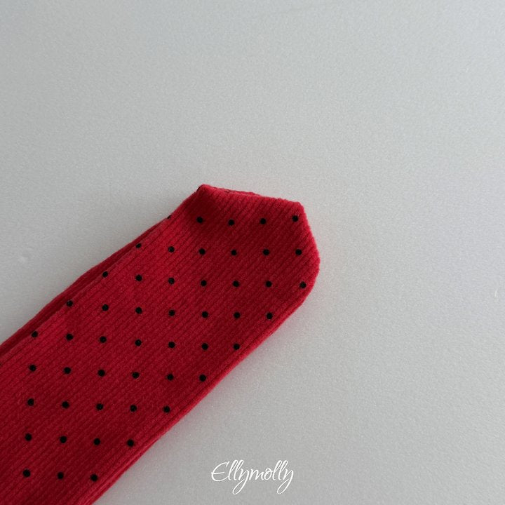 [PRE-ORDER] Dot Ribbed Socks