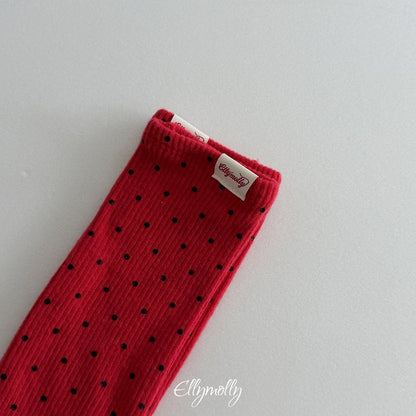 [PRE-ORDER] Dot Ribbed Socks