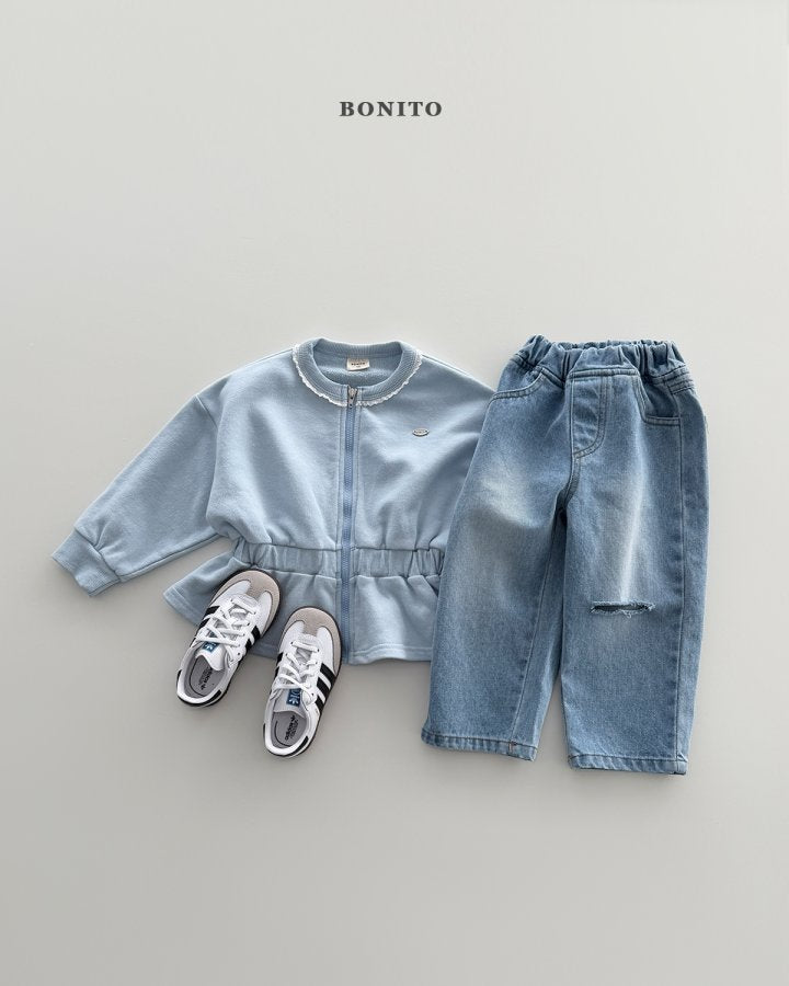 [PRE-ORDER] Shirring Zip-Up Jacket