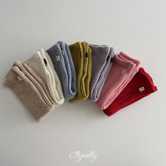[PRE-ORDER] Wool Ribbed Socks
