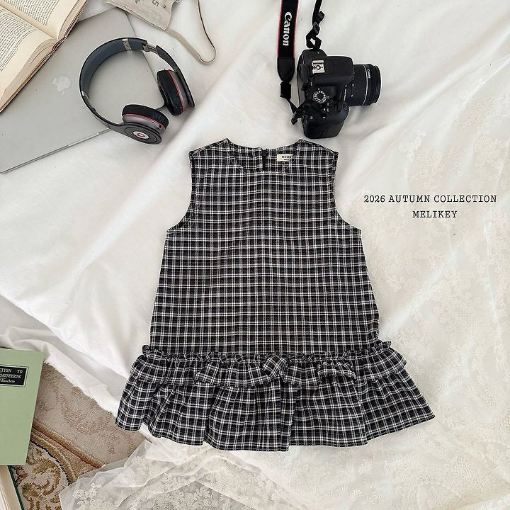 [PRE-ORDER] Check Frill Dress
