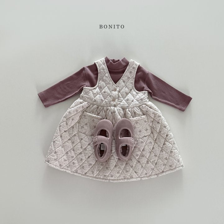 [PRE-ORDER] Small Floral Quilted Dress