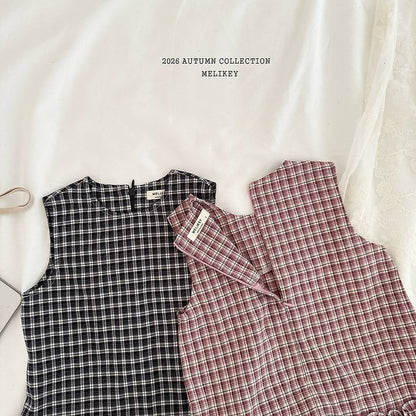 [PRE-ORDER] Check Frill Dress