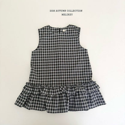 [PRE-ORDER] Check Frill Dress