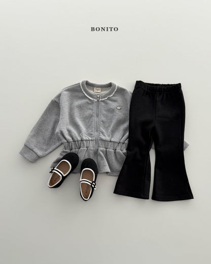 [PRE-ORDER] Shirring Zip-Up Jacket