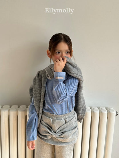 [PRE-ORDER] Mu Stripe Half Turtleneck T-Shirts