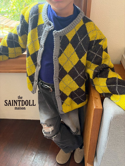 [PRE-ORDER] Argyle Cardigan