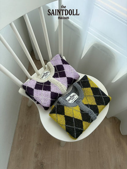[PRE-ORDER] Argyle Cardigan