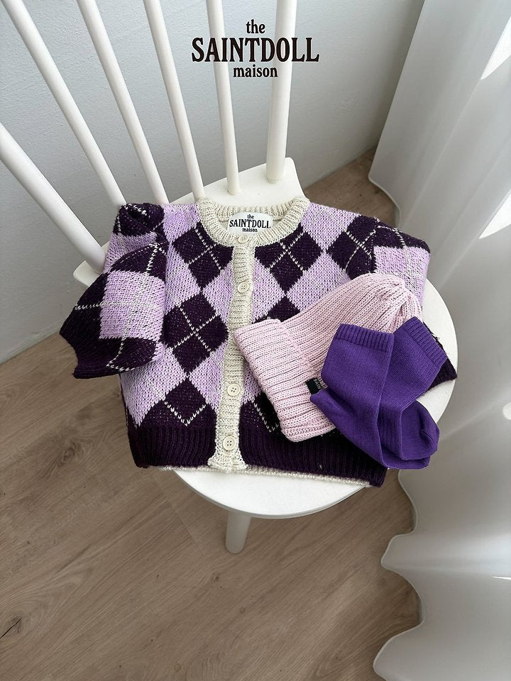 [PRE-ORDER] Argyle Cardigan
