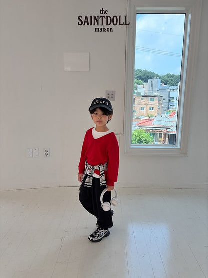 [PRE-ORDER] V Neck Sweater Top (Mom Couple)