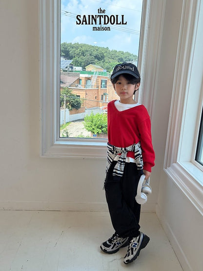 [PRE-ORDER] V Neck Sweater Top (Mom Couple)