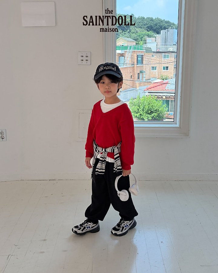 [PRE-ORDER] V Neck Sweater Top (Mom Couple)