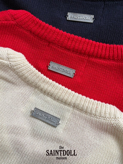 [PRE-ORDER] V Neck Sweater Top (Mom Couple)
